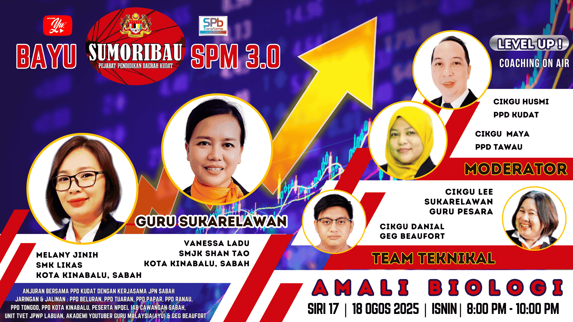 [LIVE] BAYU SUMORIBAU SPM 3.0 SIRI 17: AMALI BIOLOGI OLEH CIKGU MELAYY (SMK LIKAS) & CIKGU VANESSA (SMJK SHAN TAO)
